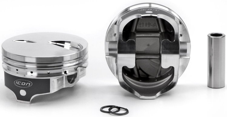 ICON Forged Single Piston - Ford 520 Rod 6.800 Flat Top 3.4cc 2V or Ford 545 Rod 6.700 Flat Top 3.4cc 2V