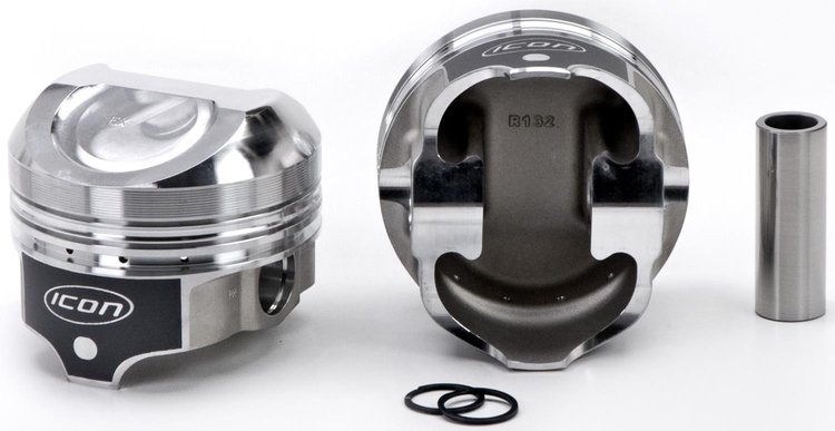 ICON Forged Single Piston - Chry 472 Rod 6.860 Hemi Dome -81.5cc 2V
