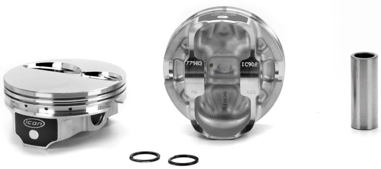 ICON Forged Single Piston - Chevy Ls1 428 Rod 6.125 Flat Top 3cc 2V