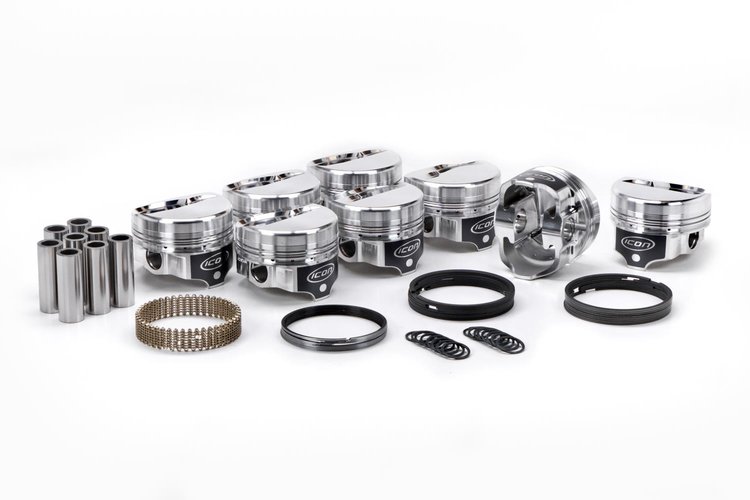 ICON Forged Piston-Chevy 427 Rod 6.135 Dome 81.91cc V2