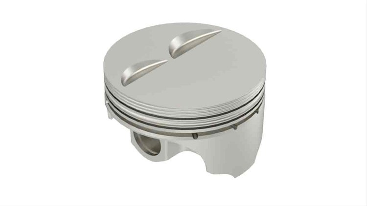 ICON Forged Piston- Chevy 350 Rod 5.700 Flat Top 2.1cc 2V