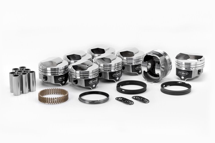 ICON Forged Single Piston - Chevy 427 Rod 6.135 oc Hollow Dome .425 -38cc 1V