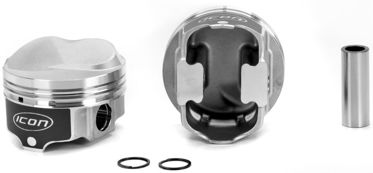 ICON Single FHR Piston - Chevy 427 Rod 6.135 oc Solid Dome -41cc 1V