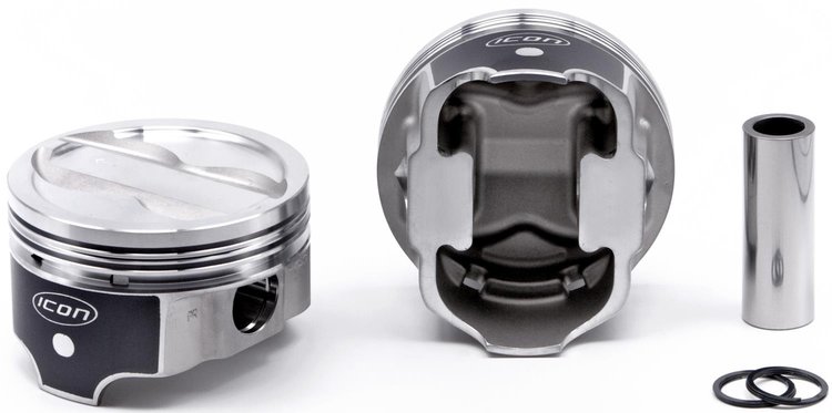 ICON Single FHR Piston - Chevy 383 Rod 5.700 Dish 18cc 2V