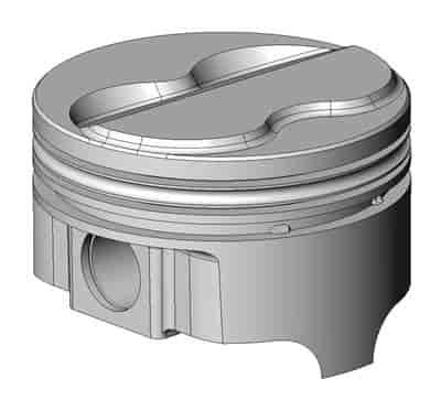 ICON FHR Piston - Chevy 350 Rod 5.700 Solid Dome -6cc 2V