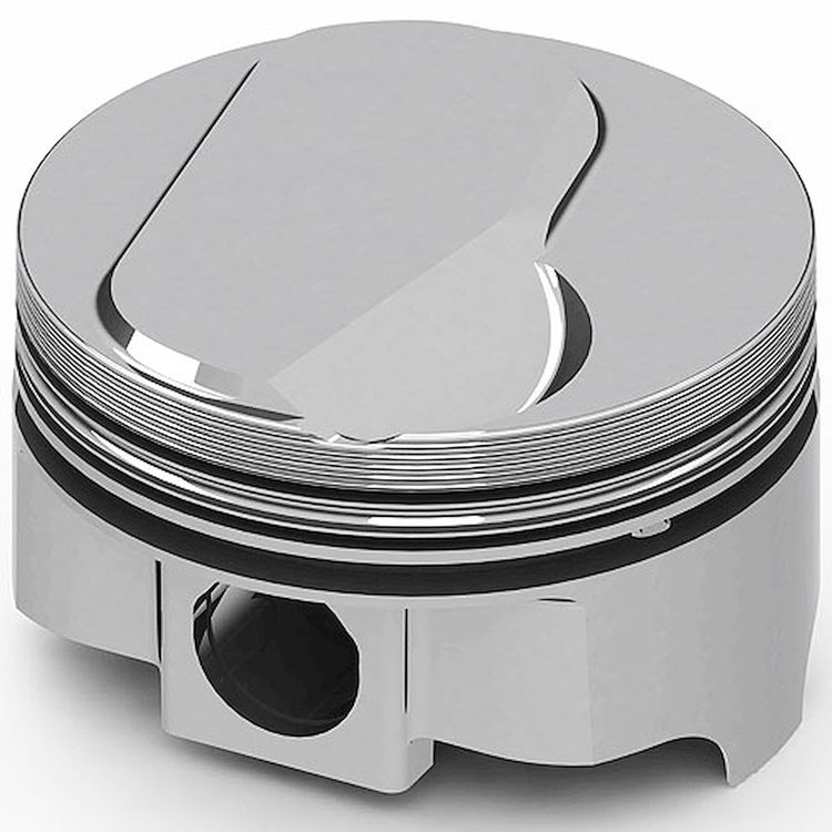 Chevy 427ci FHR Forged Pistons Solid Dome .124"