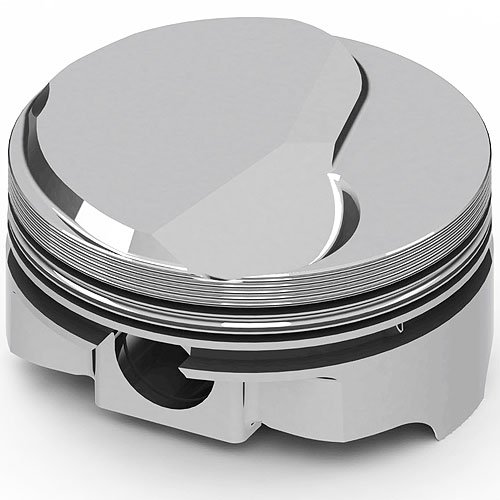Chevy 489ci FHR Forged Pistons Solid Dome .202" (Open Chamber Design)