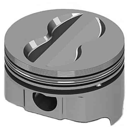 Chevy 383ci FHR Forged Pistons Flat Top 4V