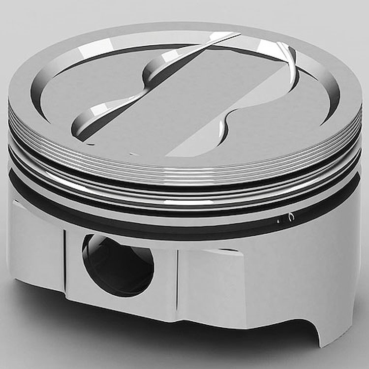 Chevy 350ci FHR Forged Pistons Dish Top 4V