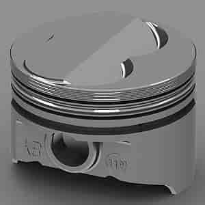 Chevy 350ci Hypereutectic Piston Solid Dome .100"