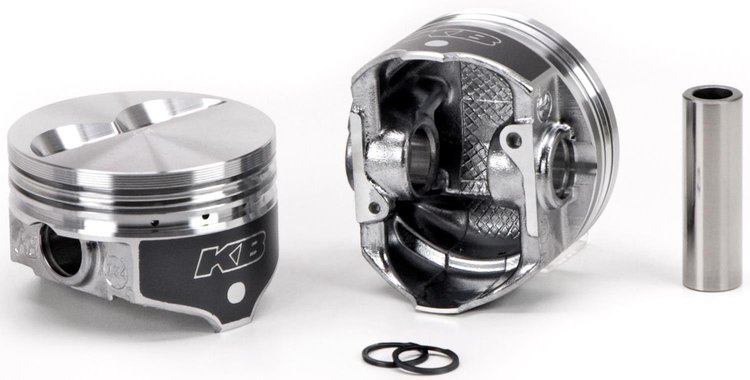 KB Hyper Single Piston - Chevy 383 Rod 5.700 Flat Top 7cc 2V