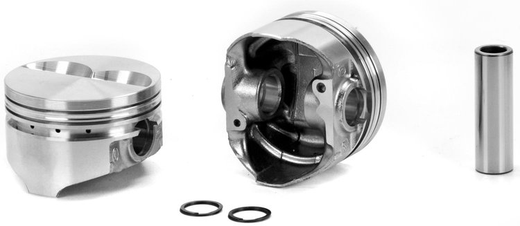 KB Hyper Single Piston - Chevy 305 Rod 6.000 Flat Top 5cc 2V