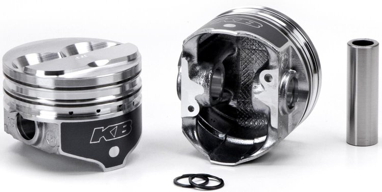 KB Hyper Single Piston - Chevy 327 Rod 5.700 Solid Dome -.5cc 2V