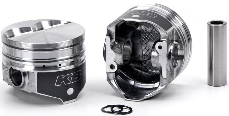 KB Hyper Single Piston - Chry 318 Rod 6.123 Flat Top 5cc 2V