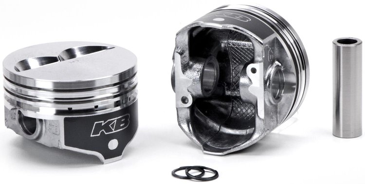 KB Hyper Single Piston - Chevy 383 Rod 5.700 Flat Top 7cc 2V