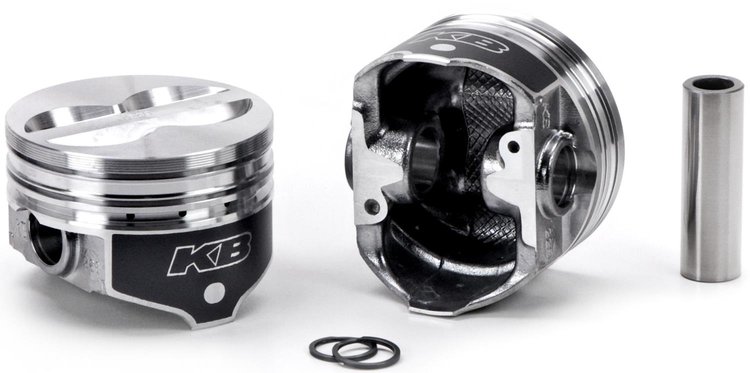 KB Hyper Single Piston - Chevy 350 Rod 5.700 Flat Top 7cc 4V