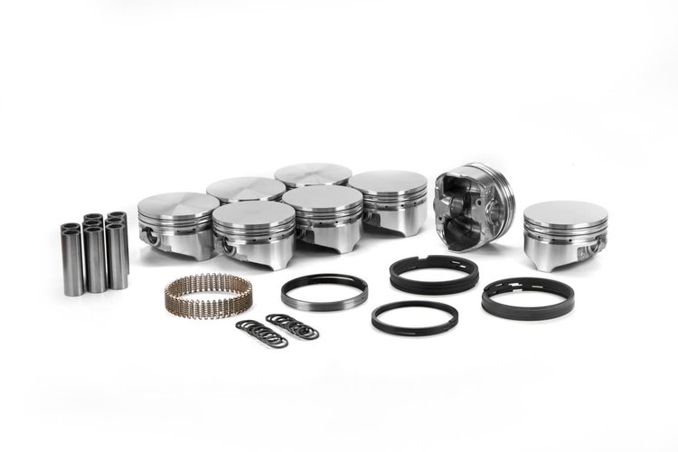 KB Hyper Single Piston - Chevy 350 Rod 6.000 Flat Top 0cc No Valve