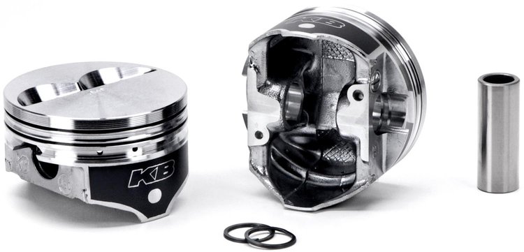 KB Hyper Single Piston - Chevy 350 Rod 6.000 Flat Top 6cc 2V