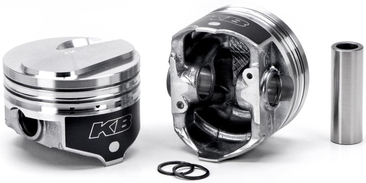 KB Hyper Single Piston - Chevy 434 Rod 6.135 CC Hollow Dome 7cc 1V