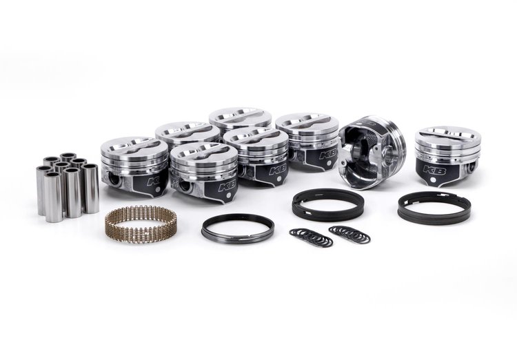 KB Hyper Single Piston - Chevy 350 Rod 5.700 Flat Top 6.5cc 4V