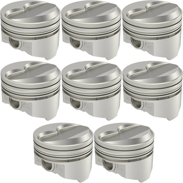 Pontiac 400ci Hypereutectic Pistons Solid Dome 10cc +030