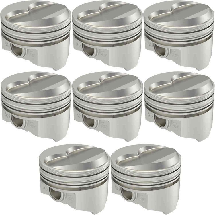 Pontiac 400ci Hypereutectic Pistons Solid Dome 10cc Standard