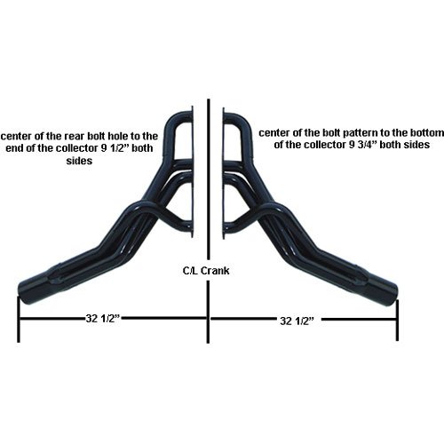 Circle Track Headers For: Crate Motor