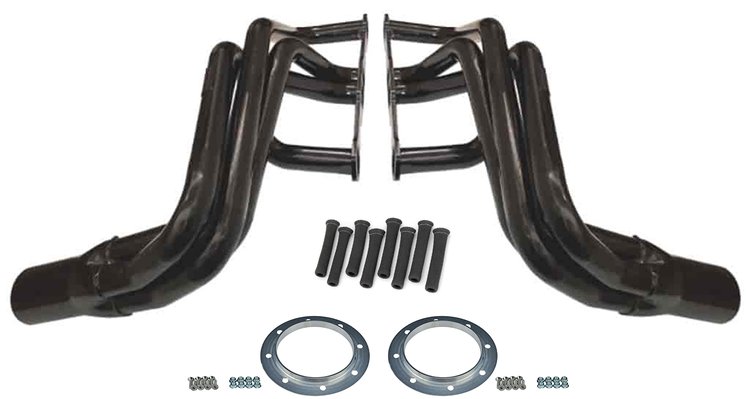 Forward-Exit V8 Conversion Headers Kit, 1973-1988 GM G-Body with Small Block Chevy