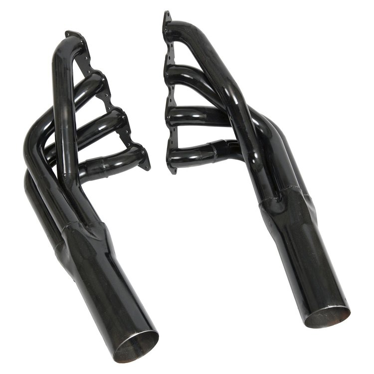 2349-E Fender Well Exit Headers, Chevy Big Block Truck