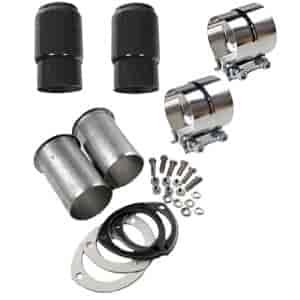 Race Muffler Kit 6" Length x 3-1/2" Case Diameter Mufflers