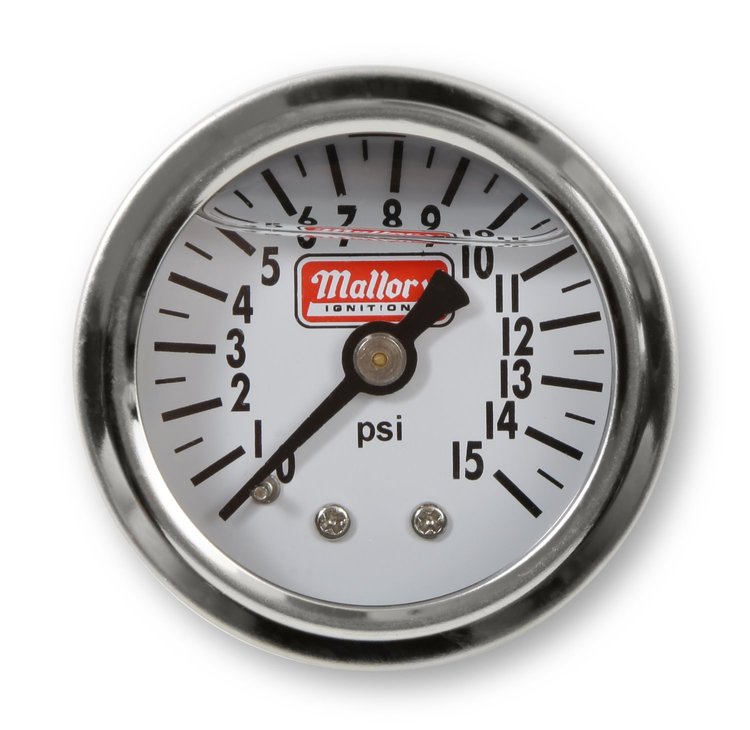 Mallory Fuel Pressure Gauge Mechanical
