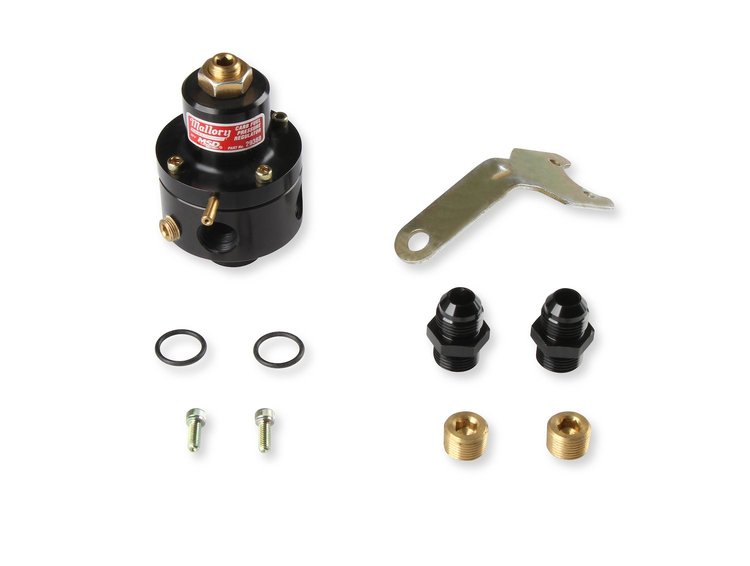 4-Port Bypass Fuel Pressure Regulator 200 GPH 3-25-psi