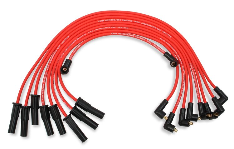 8mm Red Pro Wire Spark Plug Wire Set Big Block Ford 351C-460