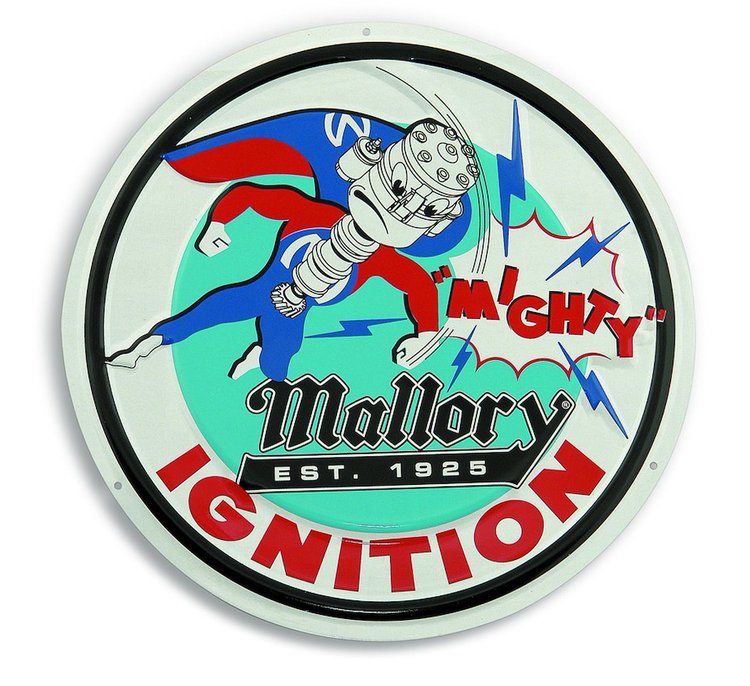 D-10 Mallory Man Metal Sign
