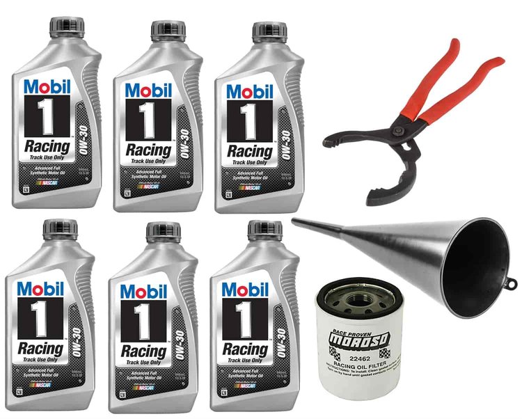 Racing Oil Change Kit: 1997-2006 GM LS Platform - 0W30
