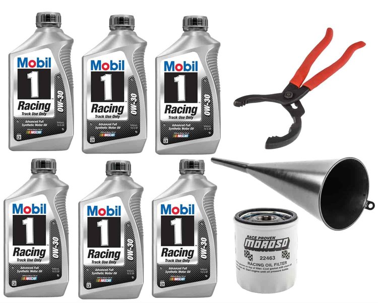 Racing Oil Change Kit: 2007-Up GM LS Platform - 0W30