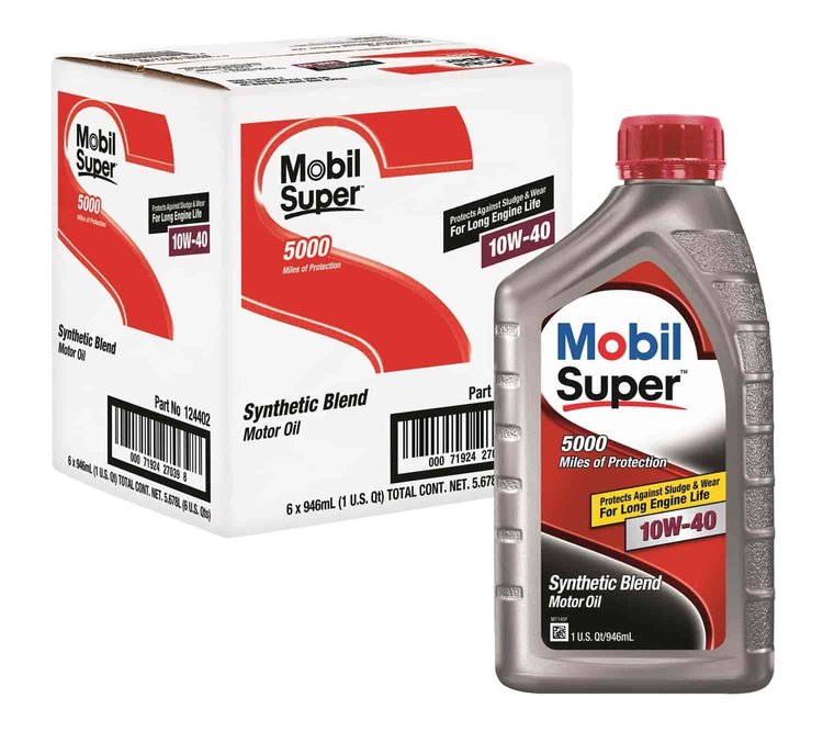 MOBIL SUPER 10W-40 6X1QT