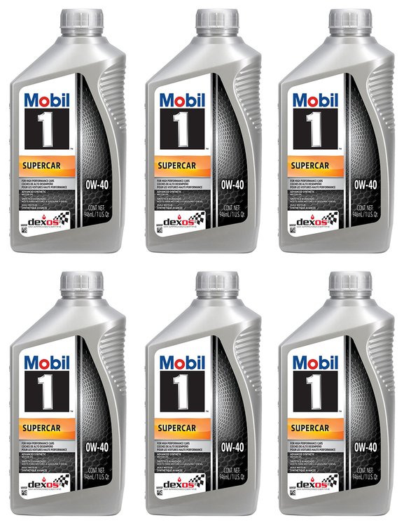 Supercar Advanced Synthetic Oil 0W-40 [6-QT]