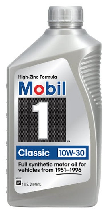 128287-1 Classic 10W-30 Full Synthetic Motor Oil w/High Zinc Content for Older Vehicles [1-Quart]