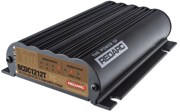 BCDC1212T 12 V In-Trailer DC-DC Battery Charger, 12 Amp