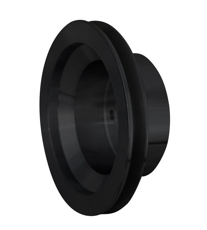 10009-08 Chrysler High Flow V-Belt Crankshaft Pulley - Black (1V)