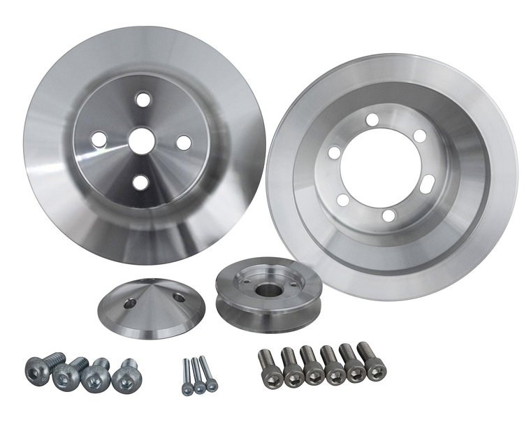 High Water Flow Ratio V-Belt Pulley Set 1-Groove Crankshaft Pulley