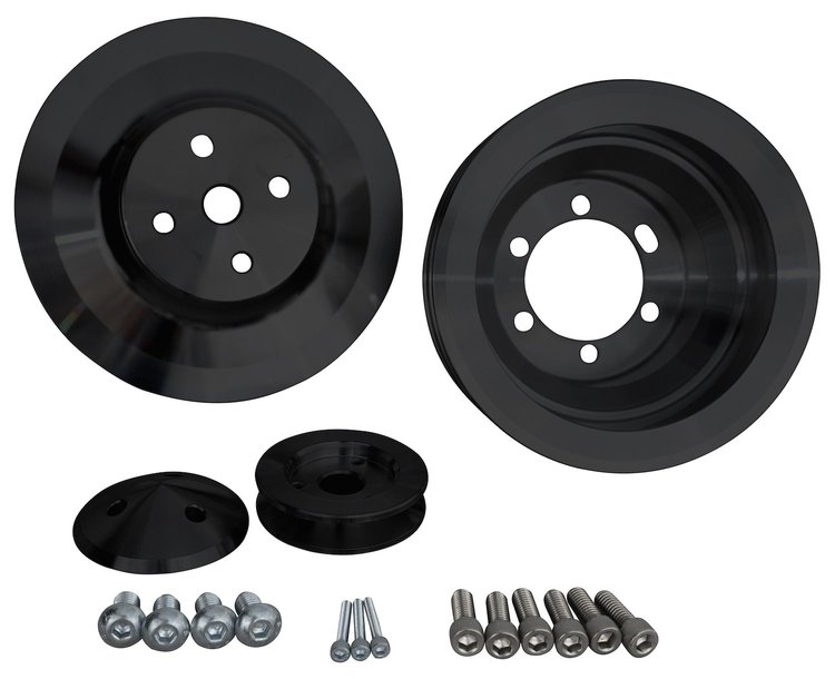 High Water Flow Ratio V-Belt Pulley Set 2-Groove Crank Pulley