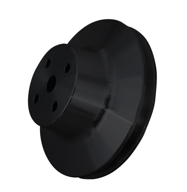 10212-08 Small Block Chrysler V-Belt Water Pump Pulley - Black (1V)