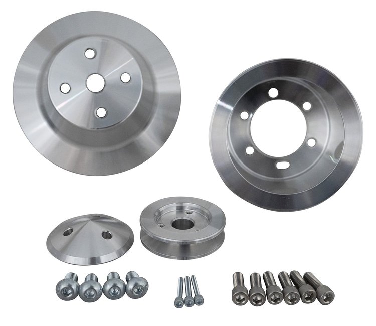 Performance Ratio V-Belt Pulley Set 2-Groove Crankshaft Pulley