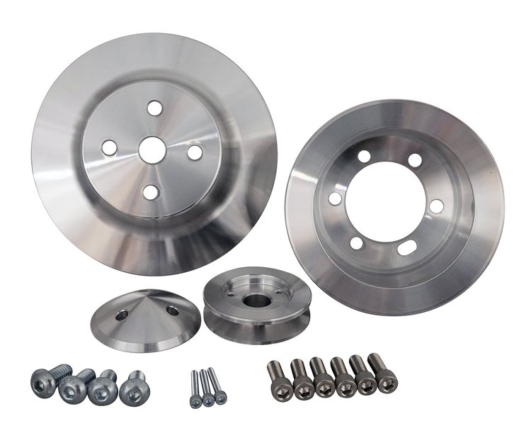 Performance Ratio V-Belt Pulley Set 2-Groove Crankshaft Pulley