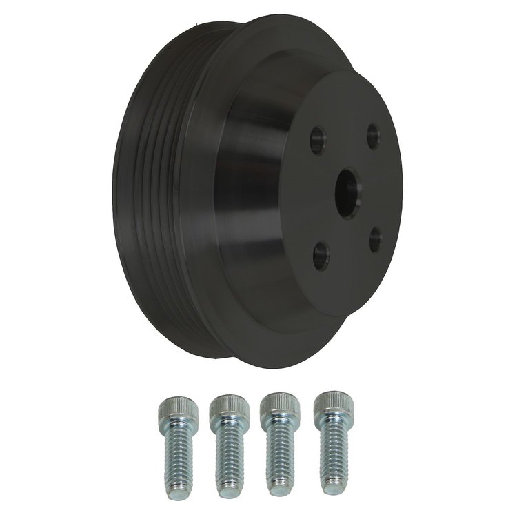 10323-08 Small Block Chrysler Serpentine Water Pump Pulley - Black