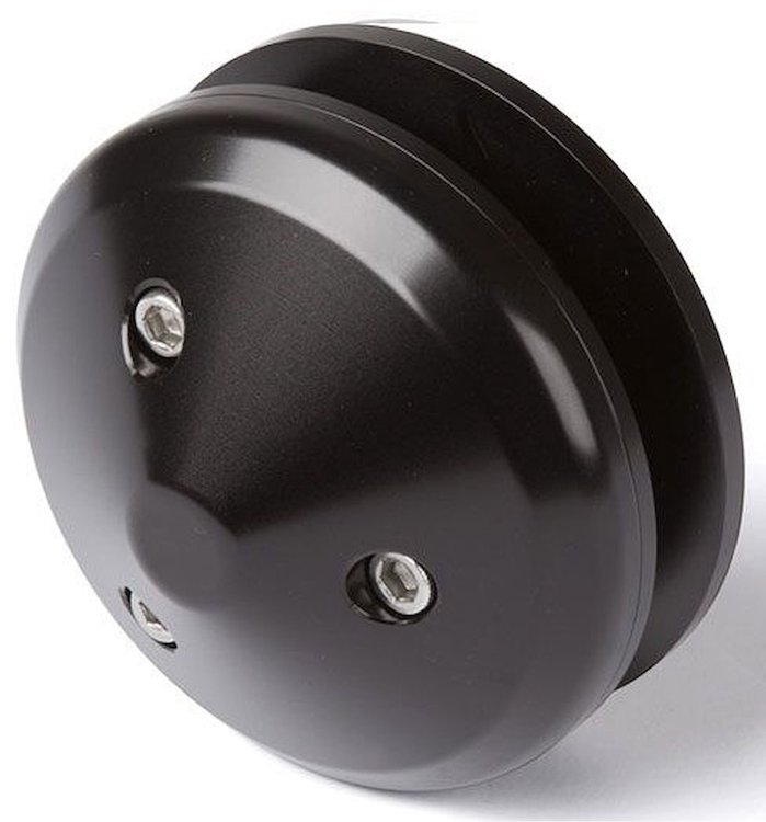 131-08 Single Groove V-Belt Alternator Pulley - Black (2.125")
