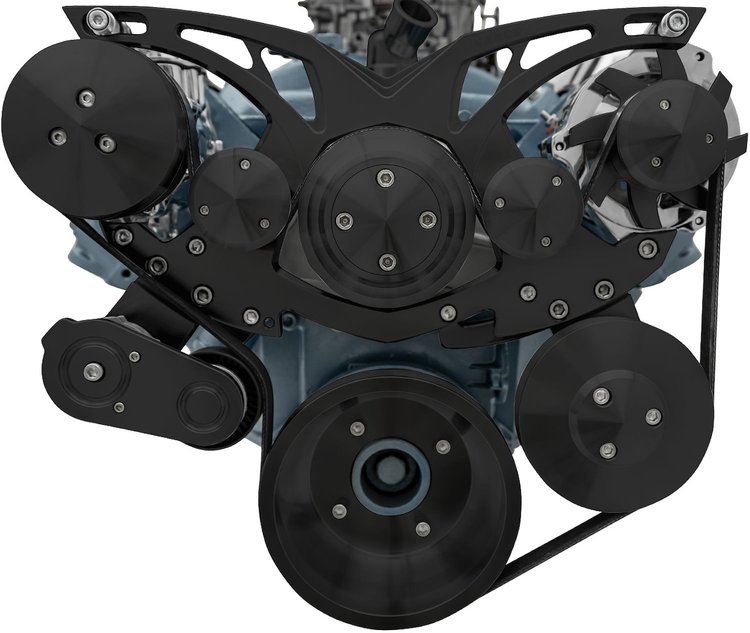 Style Track Pulley System Pontiac 326-455 with power steering
