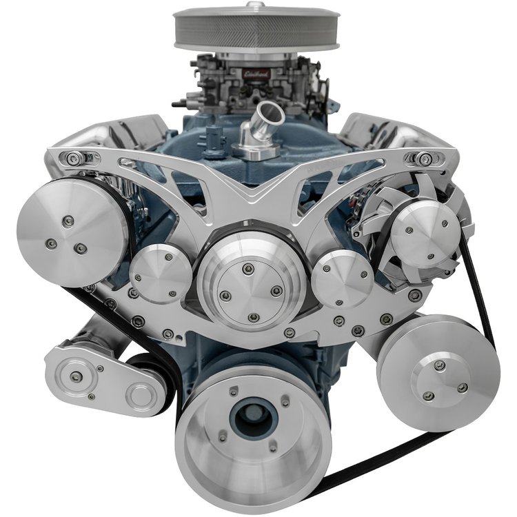 Style Track Pulley System Pontiac 326-455 with power steering